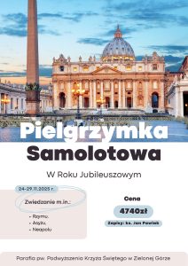 plakat pielgrzymki watykan